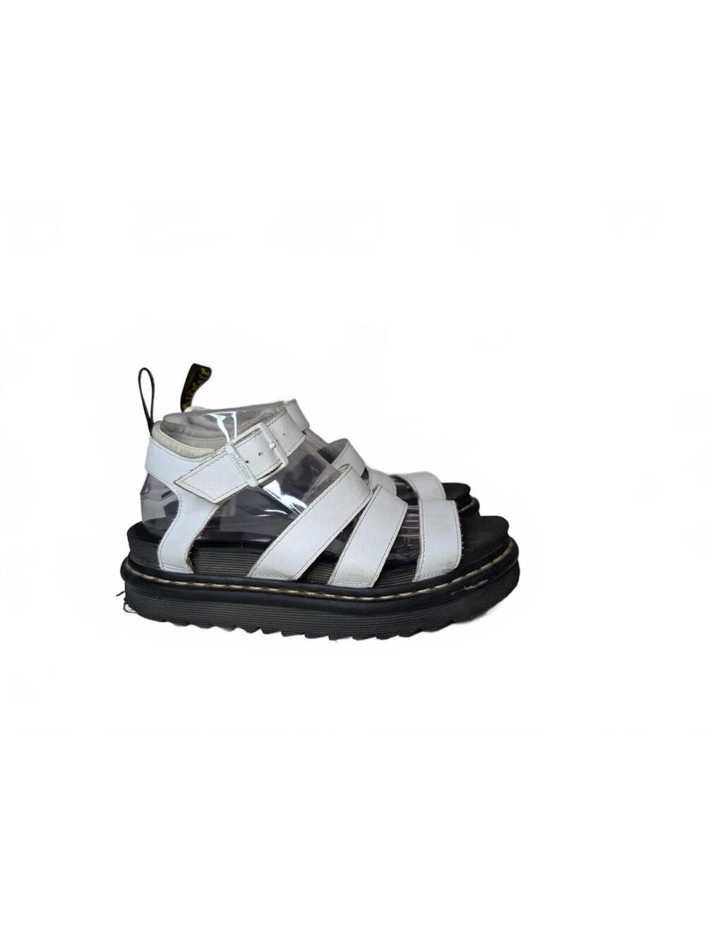Dr. Martens Blaire White Platform Sandals Size 6 UK / 8 US
